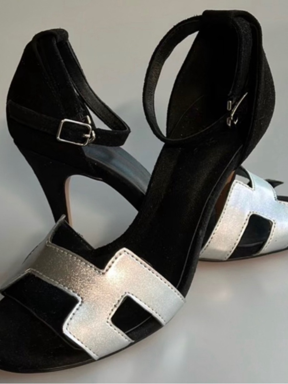 Hermes peep toe stilleto